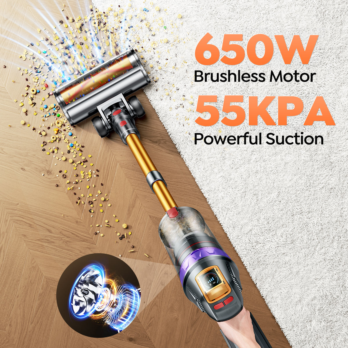 【New Arrivals】Buture VC90 Cordless Vacuum